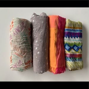 Lot of Lightweight Scarves - Disney, Coldwater Creek, Old Navy